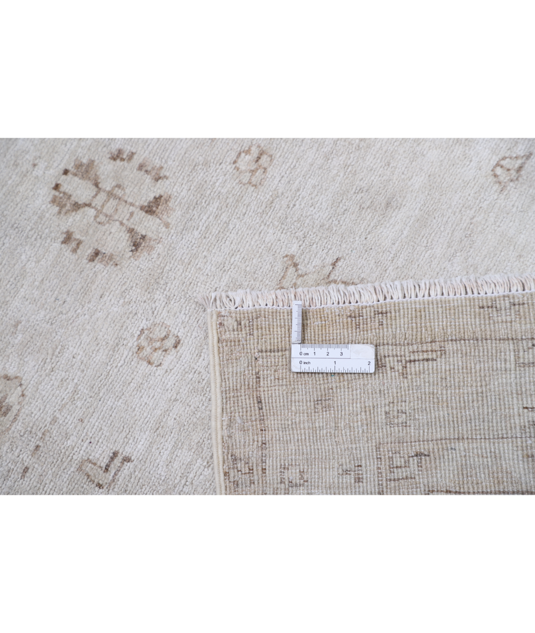 Hand Knotted Serenity Wool Rug 3' 1" X 10' 2" 3' 1" X 10' 2" (94 X 310) / Grey / Ivory