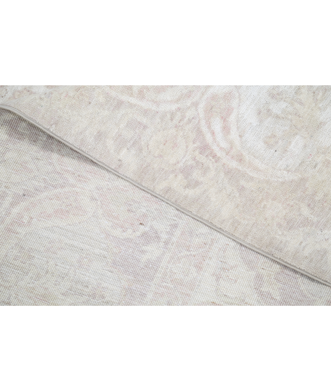 Hand Knotted Serenity Wool Rug 8' 2" X 9' 9" 8' 2" X 9' 9" (249 X 297) / Brown / Ivory