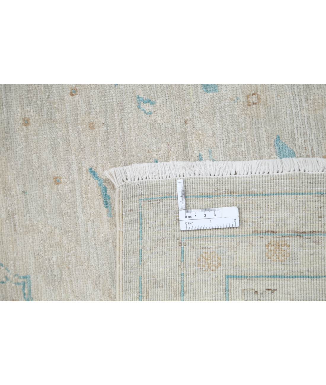 Hand Knotted Serenity Wool Rug 9' 1" X 11' 5" 9' 1" X 11' 5" (277 X 348) / Brown / Ivory