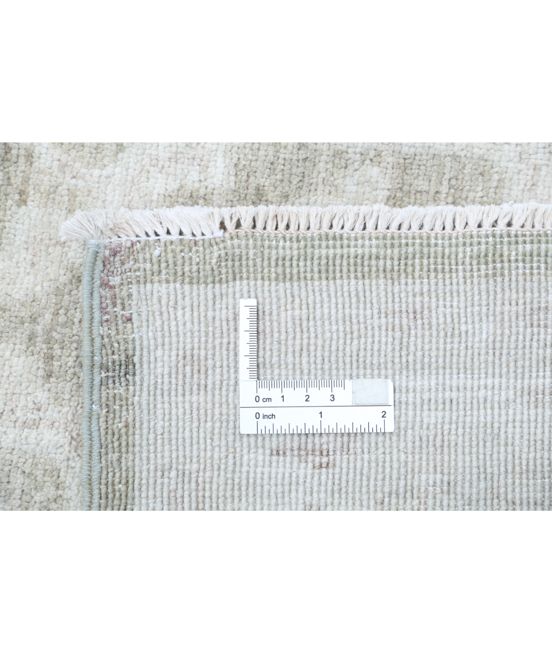 Hand Knotted Serenity Wool Rug 4' 9" X 12' 0" 4' 9" X 12' 0" (145 X 366) / Brown / Ivory