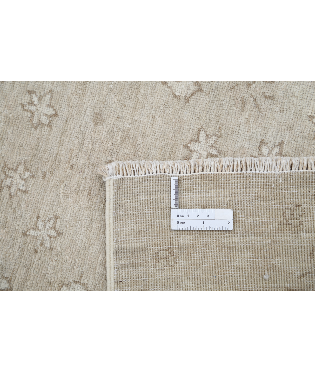 Hand Knotted Serenity Wool Rug 9' 3" X 11' 10" 9' 3" X 11' 10" (282 X 361) / Brown / Ivory