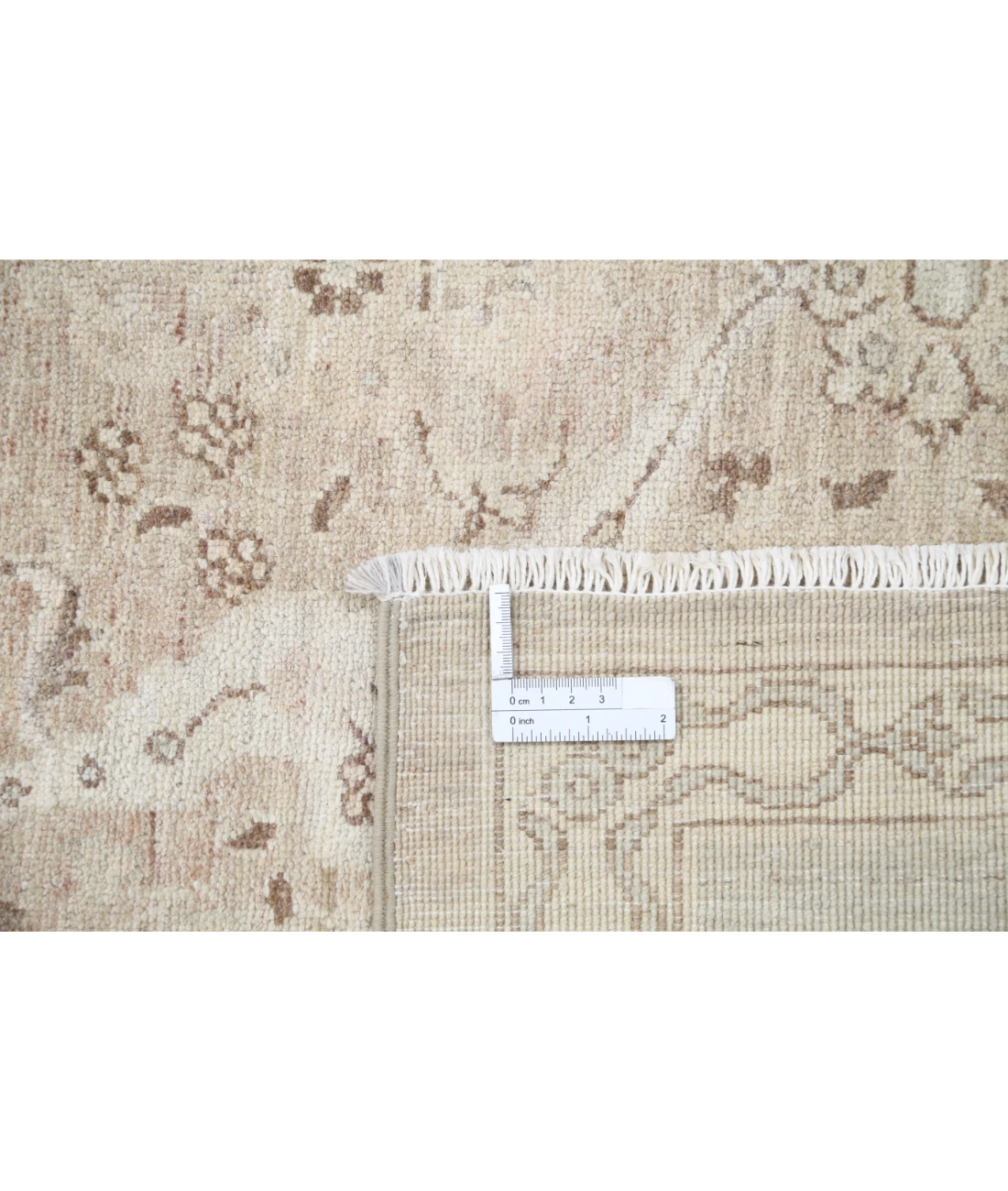Hand Knotted Serenity Wool Rug 8' 2" X 10' 2" 8' 2" X 10' 2" (249 X 310) / Brown / Green