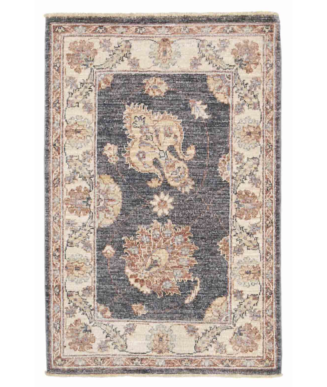 Hand Knotted Sultanabad Wool Rug  - 2&#39; 1&quot; X 3&#39; 5&quot;