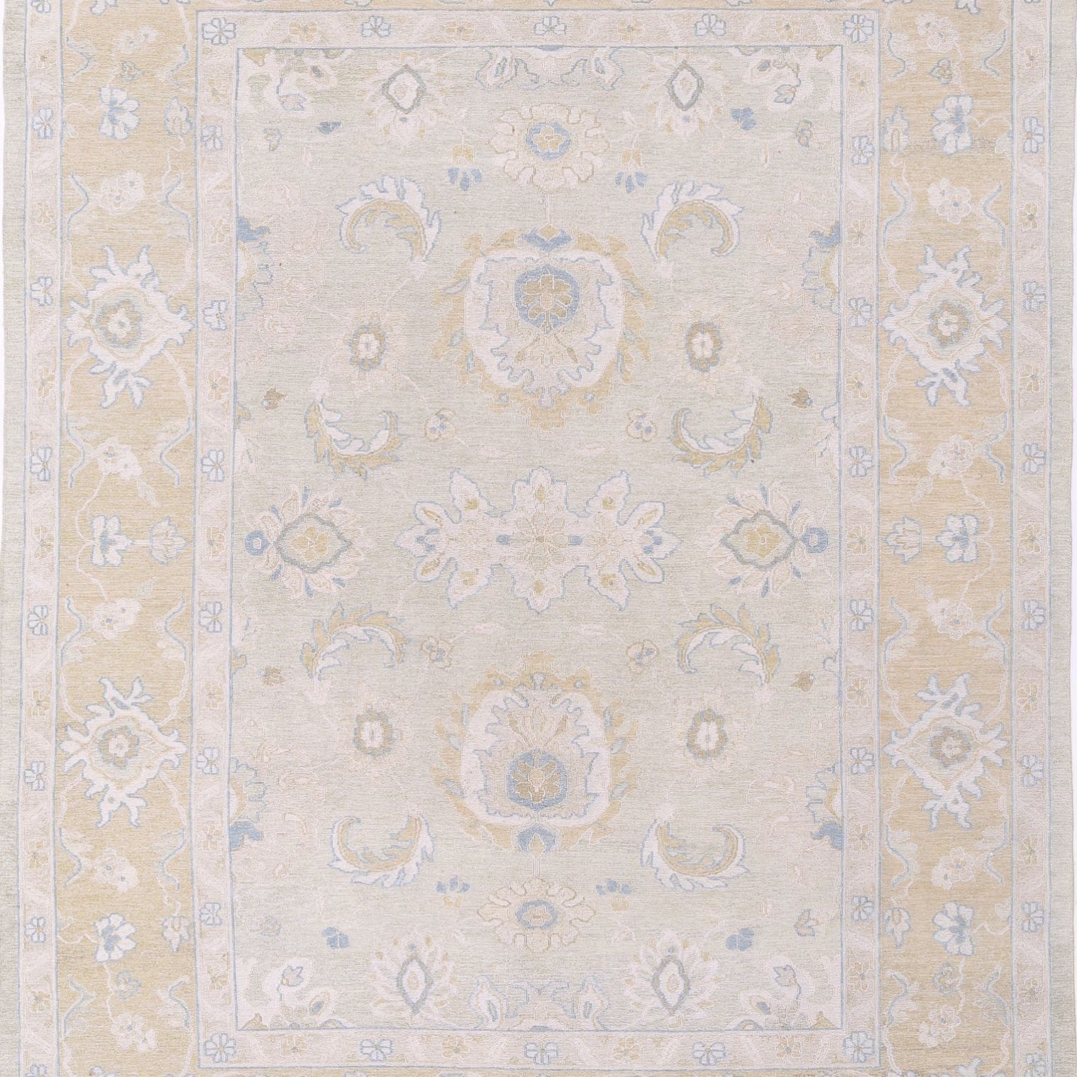 Hand Woven Serenity Sumak Wool Rug - 8'2'' x 10'11''