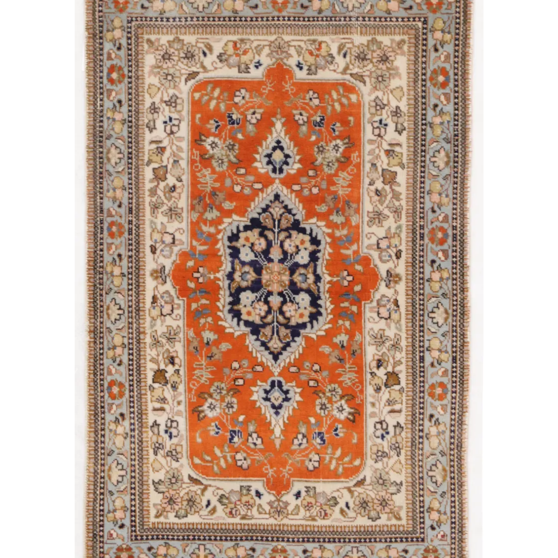 Hand Knotted Tabriz Wool Rug  - 2' 5" X 4' 0"