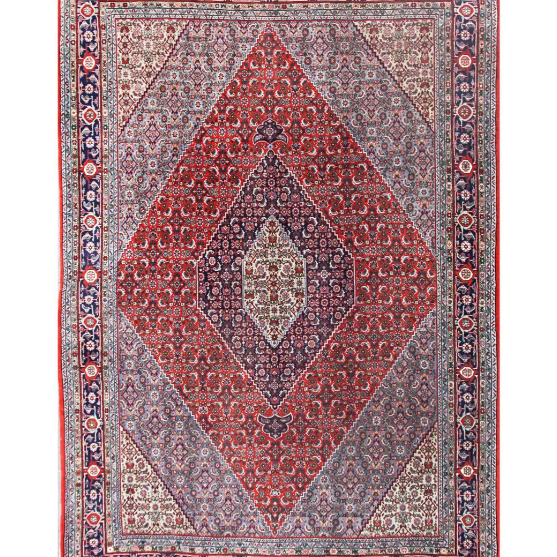 Hand Knotted Tabriz Wool Rug  - 7' 5" X 10' 8"