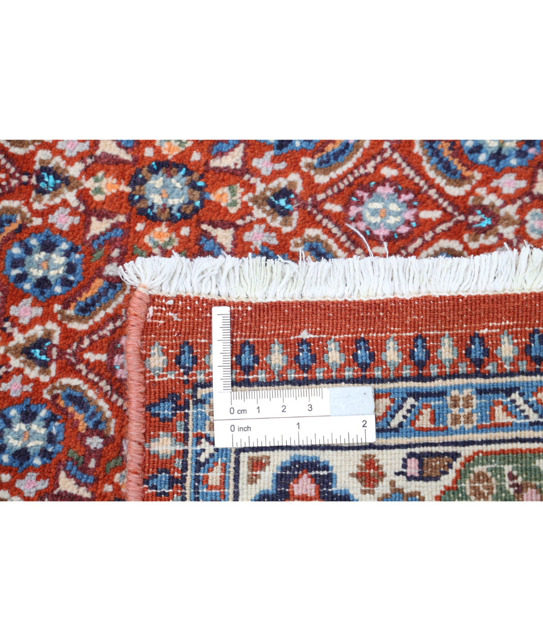 Hand Knotted Oriental Tabriz Wool Rug - 1'10'' x 6'4''