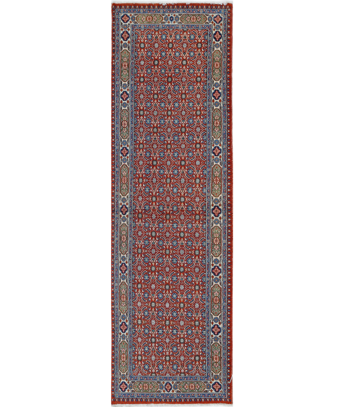Hand Knotted Oriental Tabriz Wool Rug - 1&#39;10&#39;&#39; x 6&#39;4&#39;&#39;