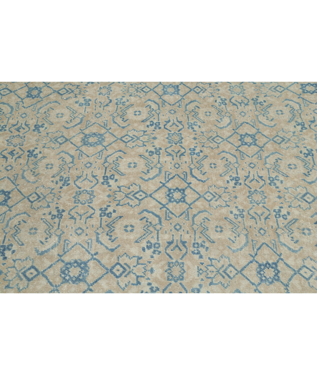 Hand Knotted Vintage Persian Tabriz Wool Rug - 10'0'' x 13'1'' 10'0'' x 13'1'' (300 X 393) / Taupe / Beige