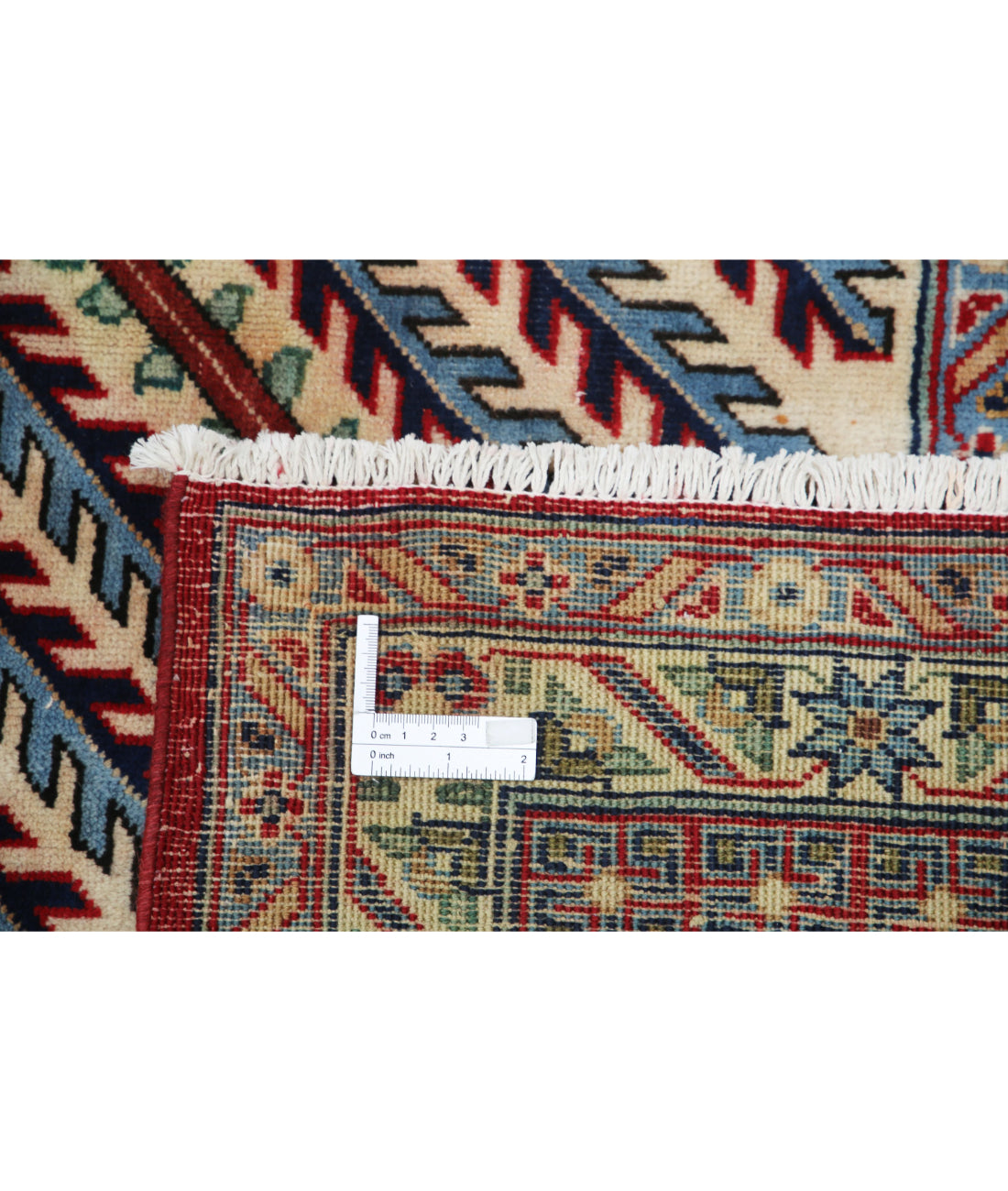 Hand Knotted Persian Tabriz Wool Rug - 10'6'' x 14'5'' 10'6'' x 14'5'' (315 X 433) / Blue / Red