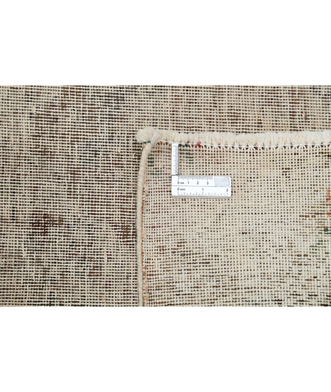 Hand Knotted Vintage Persian Tabriz Wool Rug - 9'1'' x 12'5'' 9'1'' x 12'5'' (273 X 373) / Tan / Ivory