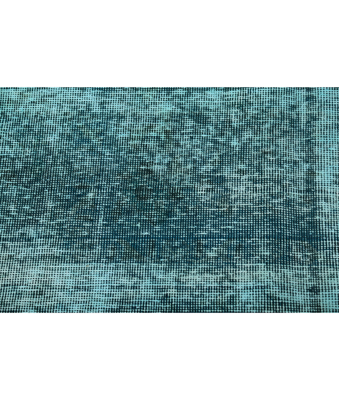 Hand Knotted Vintage Persian Tabriz Wool Rug - 4'0'' x 9'6'' 4'0'' x 9'6'' (120 X 285) / Teal / Teal