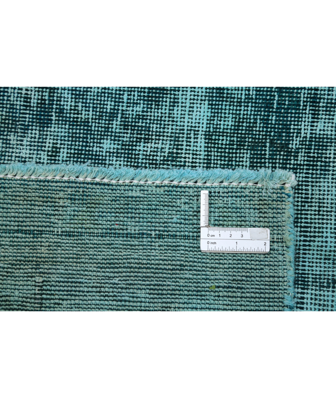 Hand Knotted Vintage Wool Rug - 4'0'' x 9'6''