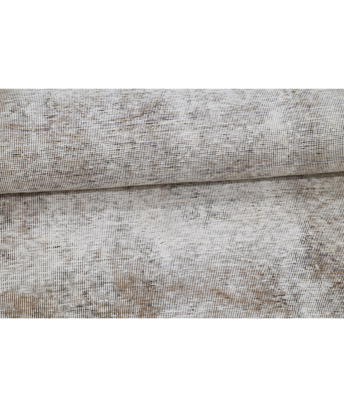 Hand Knotted Vintage Persian Tabriz Wool Rug - 2'4'' x 6'10'' 2'4'' x 6'10'' (70 X 205) / Grey / Ivory