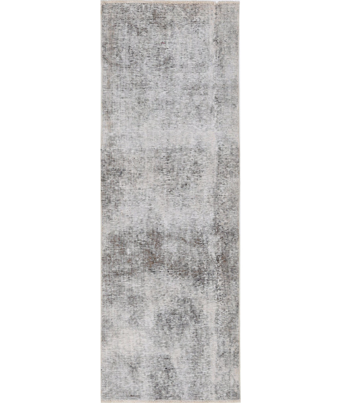 Hand Knotted Vintage Wool Rug - 2'4'' x 6'10''