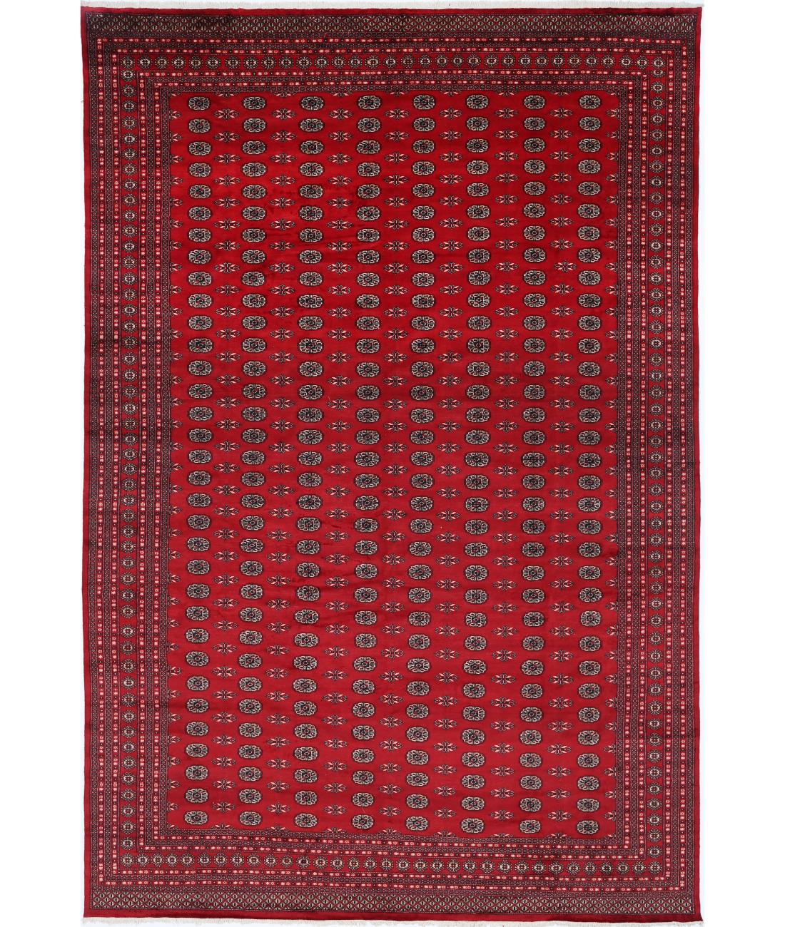 Hand Knotted Tribal Bokhara Wool Rug - 11'11'' x 17'10''