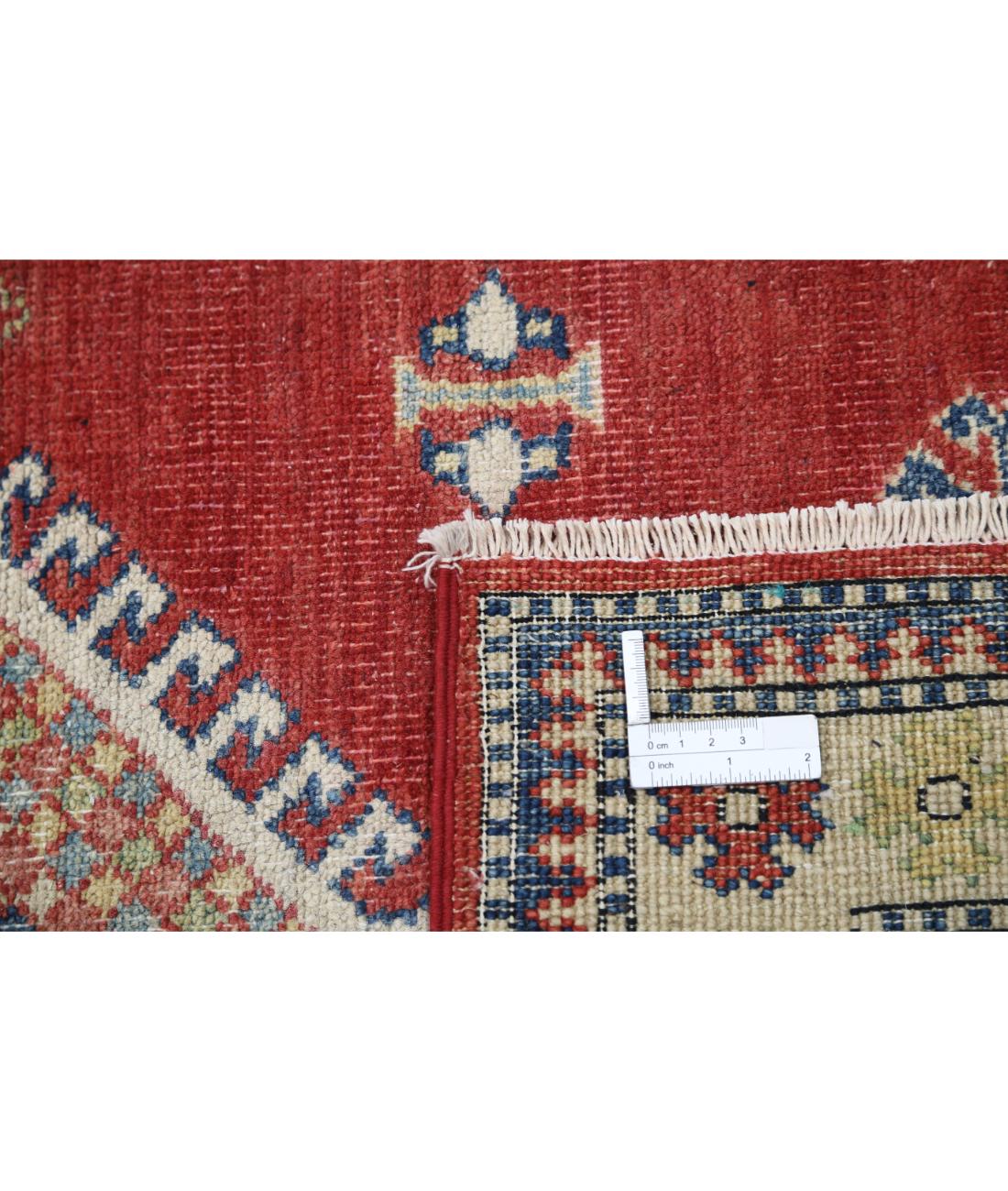 Hand Knotted Tribal Kazak Wool Rug - 2'10'' x 4'7''
