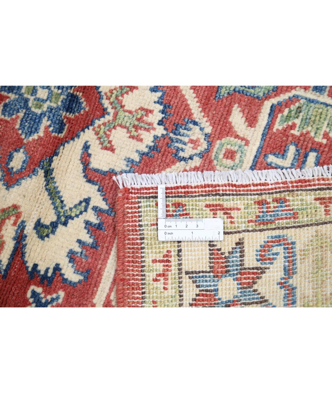 Hand Knotted Tribal Kazak Wool Rug - 2'8'' x 4'0''