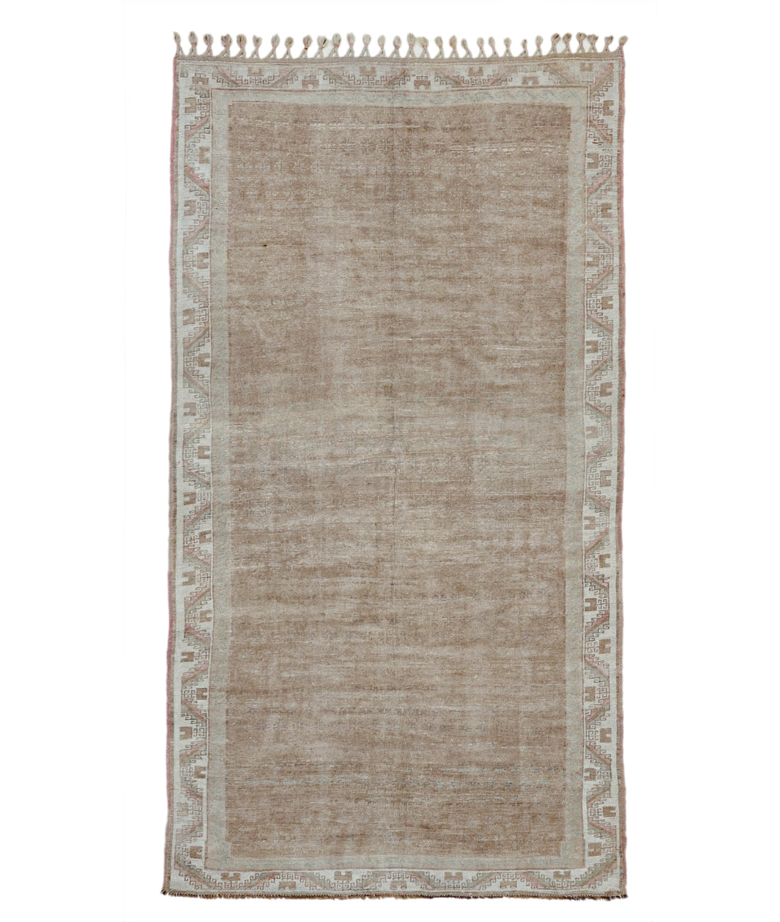 Hand Knotted Turkey Kars Wool Rug 5'9" x 10'8" 5' 9" X 10' 8" (175 X 325) / Taupe / Ivory
