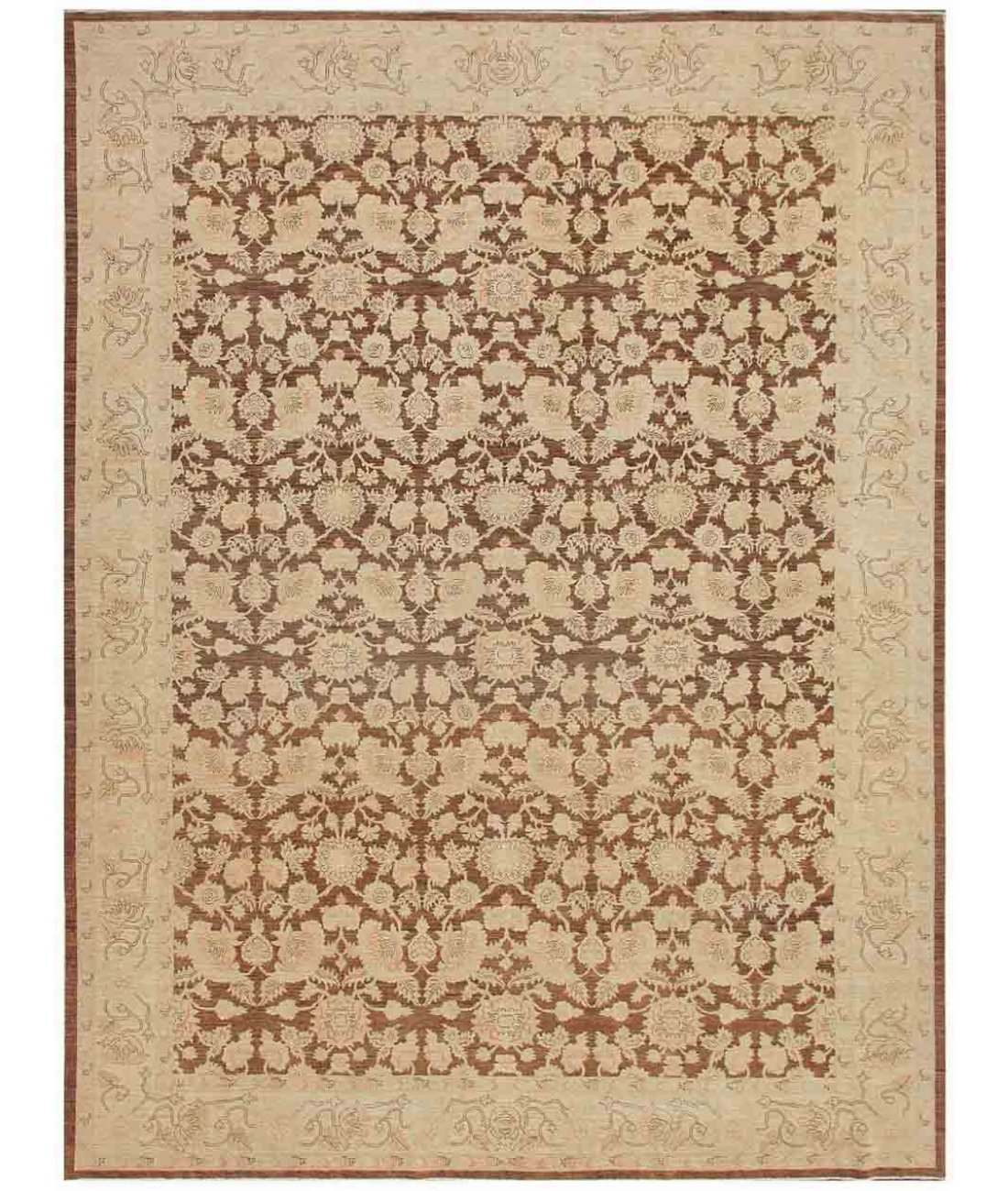 Hand Knotted Ziegler Wool Rug  - 10&#39; 3&quot; X 13&#39; 0&quot;