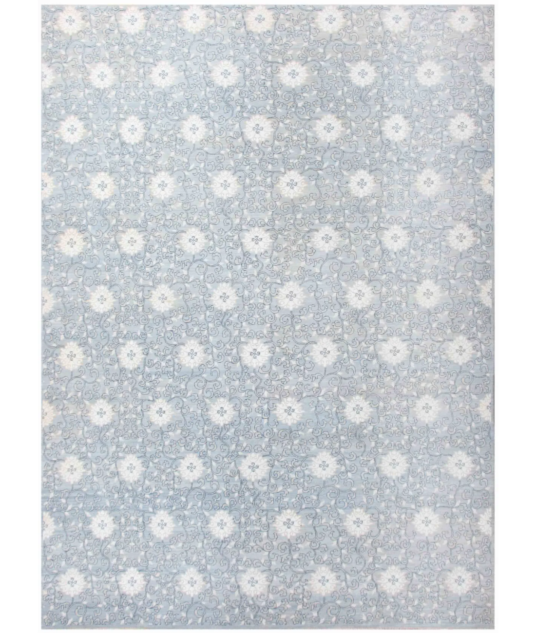 Hand Knotted Ziegler Wool Rug  - 6&#39; 2&quot; X 8&#39; 2&quot;