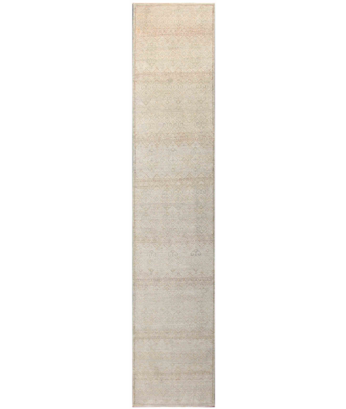 Hand Knotted Ziegler Wool Rug  - 2&#39; 5&quot; X 11&#39; 8&quot;