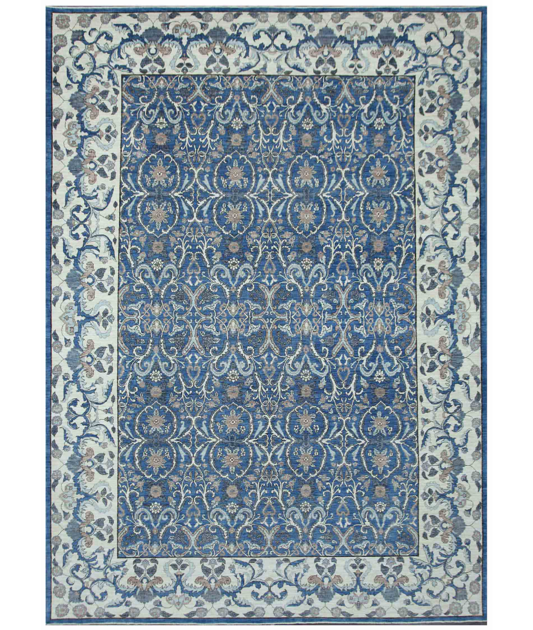 Hand Knotted Ziegler Wool Rug  - 9' 10" X 13' 10"