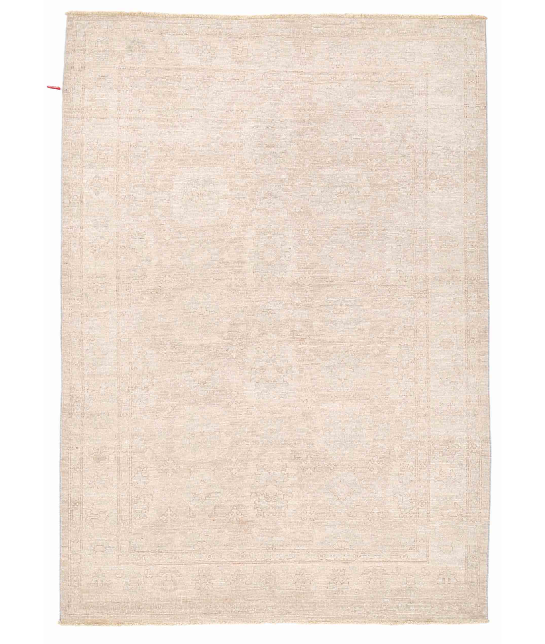 Hand Knotted Ziegler Wool Rug  - 4&#39; 1&quot; X 5&#39; 9&quot;