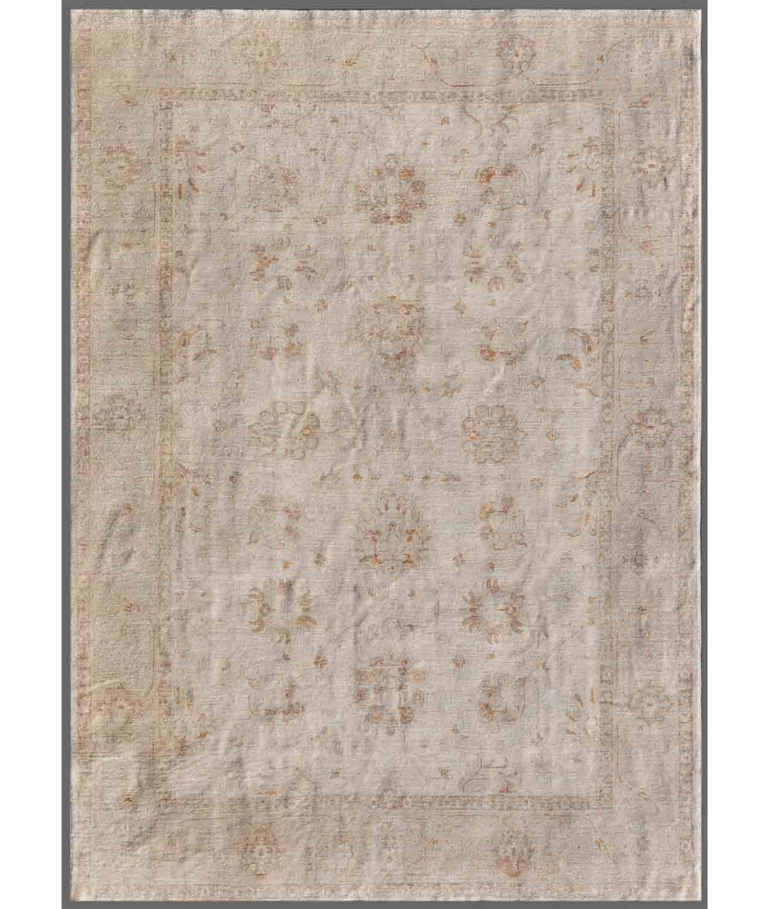 Hand Knotted Ziegler Wool Rug  - 3' 1" X 4' 8"