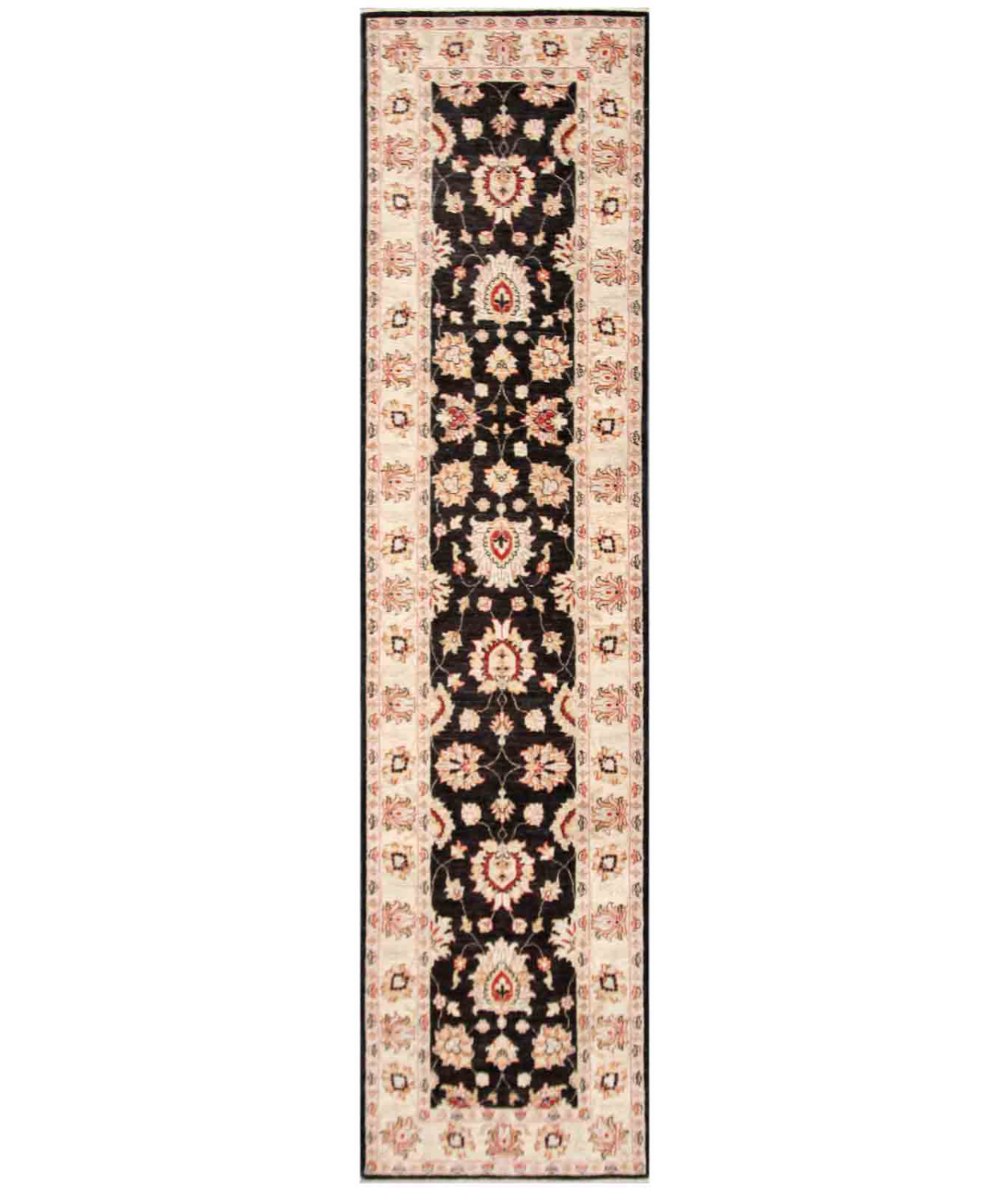 Hand Knotted Ziegler Wool Rug  - 2&#39; 6&quot; X 10&#39; 3&quot;