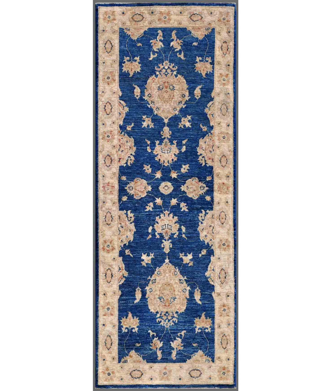 Hand Knotted Ziegler Wool Rug  - 2&#39; 7&quot; X 7&#39; 0&quot;