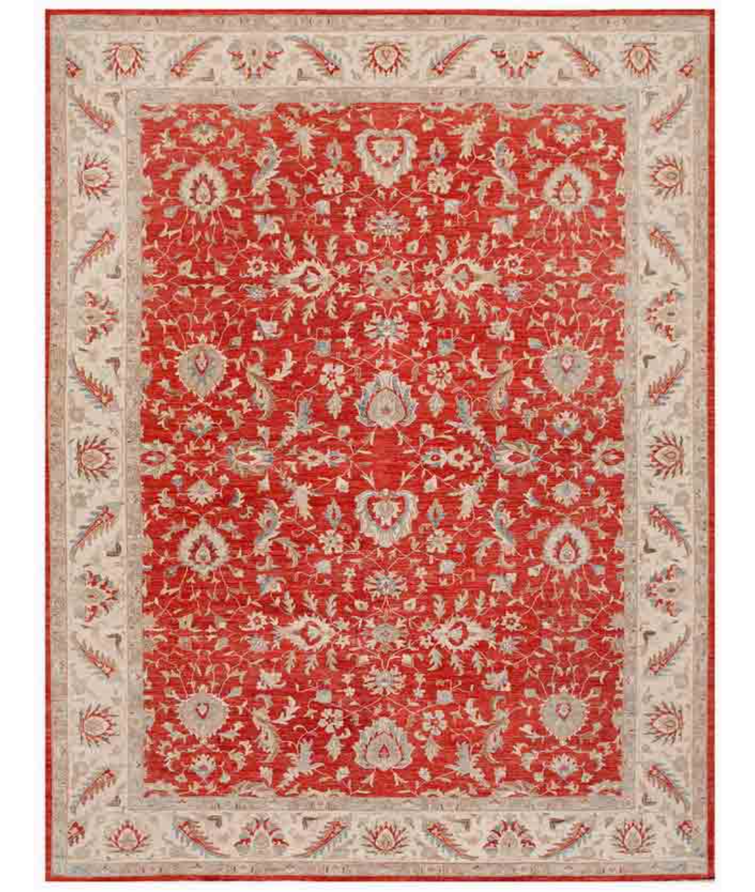 Hand Knotted Ziegler Wool Rug  - 14&#39; 1&quot; X 18&#39; 8&quot;