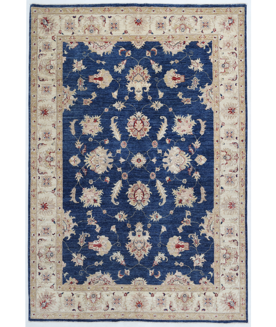 Hand Knotted Ziegler Wool Rug  - 5&#39; 6&quot; X 8&#39; 0&quot;