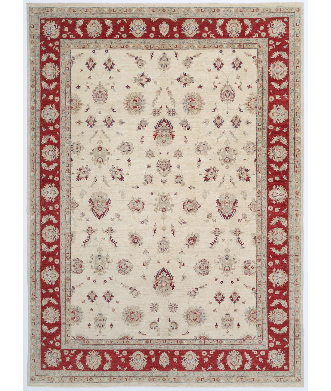 Hand Knotted Ziegler Wool Rug  - 10&#39; 0&quot; X 13&#39; 10&quot;