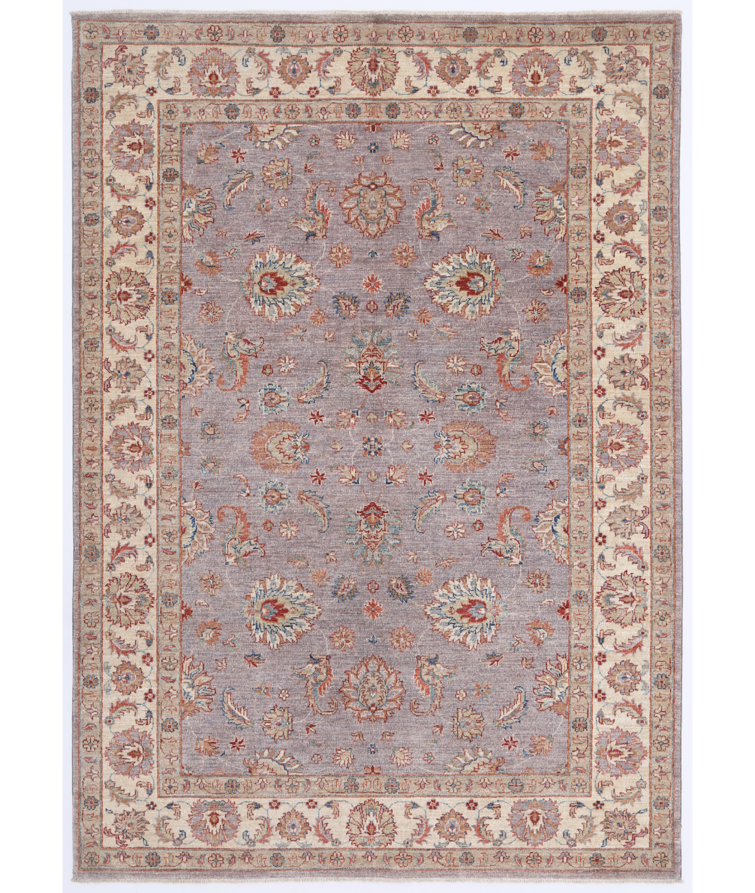 Hand Knotted Ziegler Wool Rug  - 5&#39; 8&quot; X 8&#39; 0&quot;