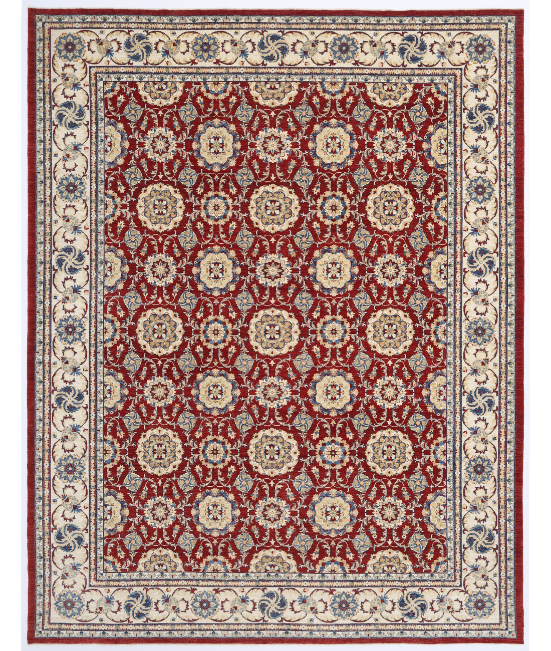 Hand Knotted Ziegler Wool Rug  - 13&#39; 2&quot; X 17&#39; 0&quot;