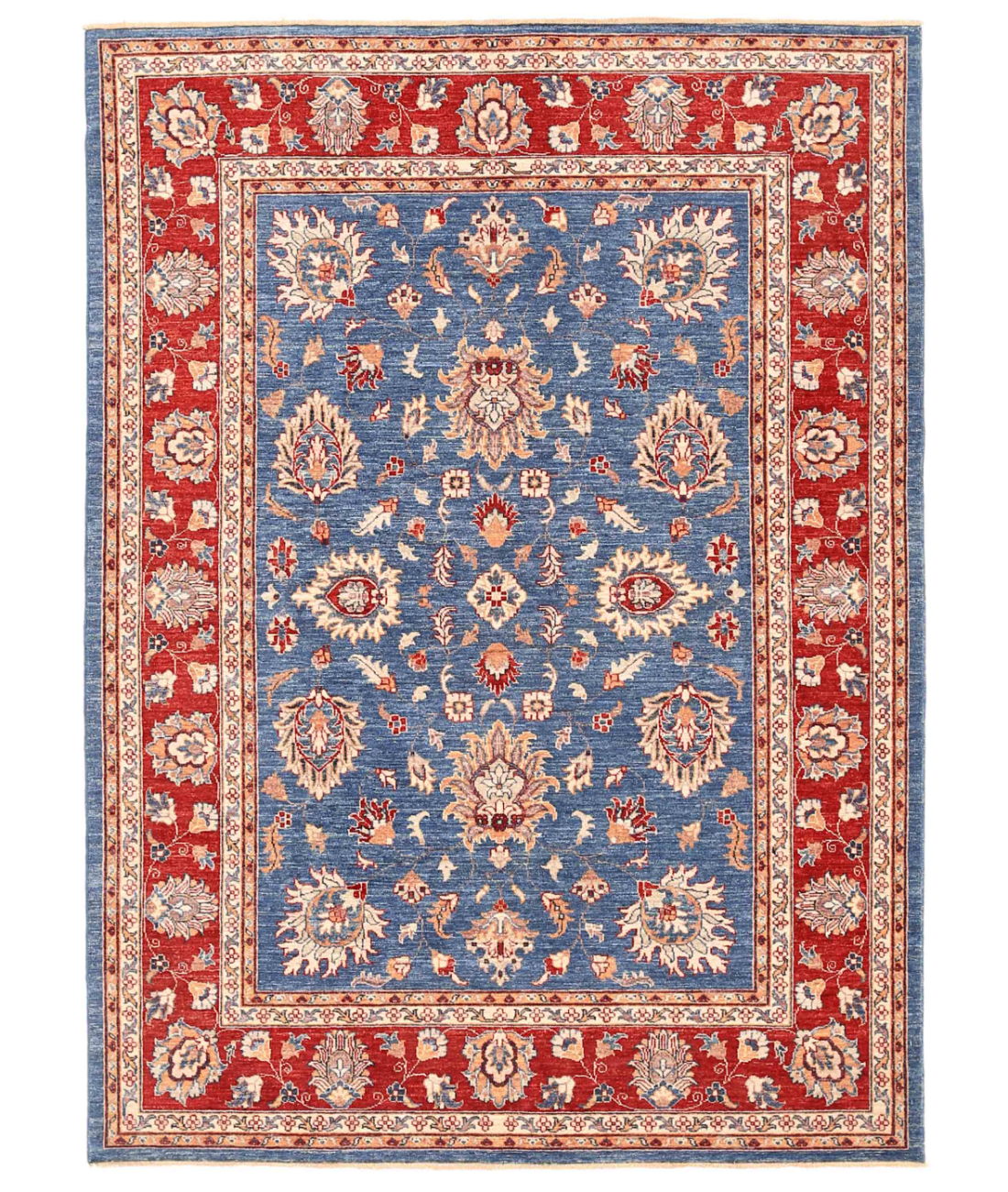 Hand Knotted Ziegler Wool Rug  - 5&#39; 8&quot; X 7&#39; 9&quot;