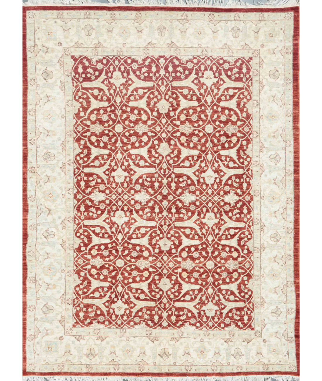 Hand Knotted Ziegler Wool Rug  - 8&#39; 0&quot; X 10&#39; 6&quot;