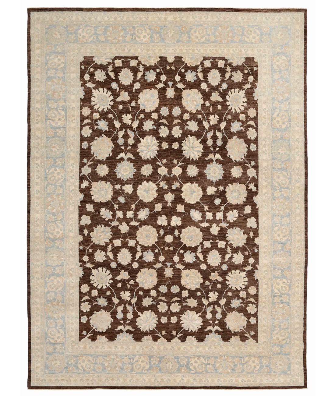 Hand Knotted Ziegler Wool Rug  - 10&#39; 1&quot; X 13&#39; 10&quot;