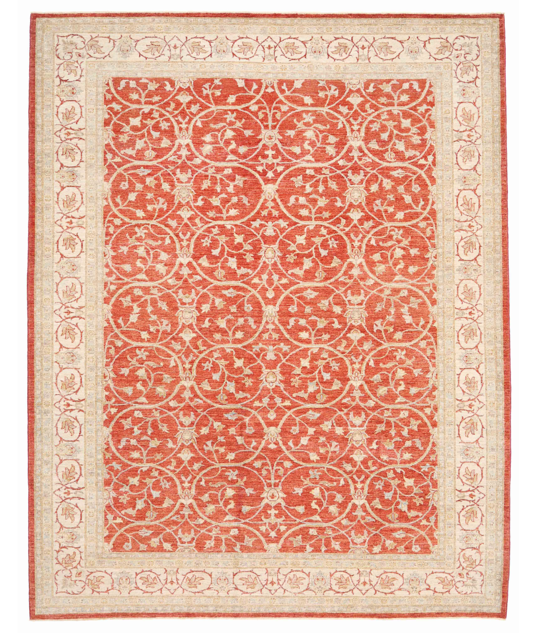 Hand Knotted Ziegler Wool Rug  - 8' 3" X 10' 8"