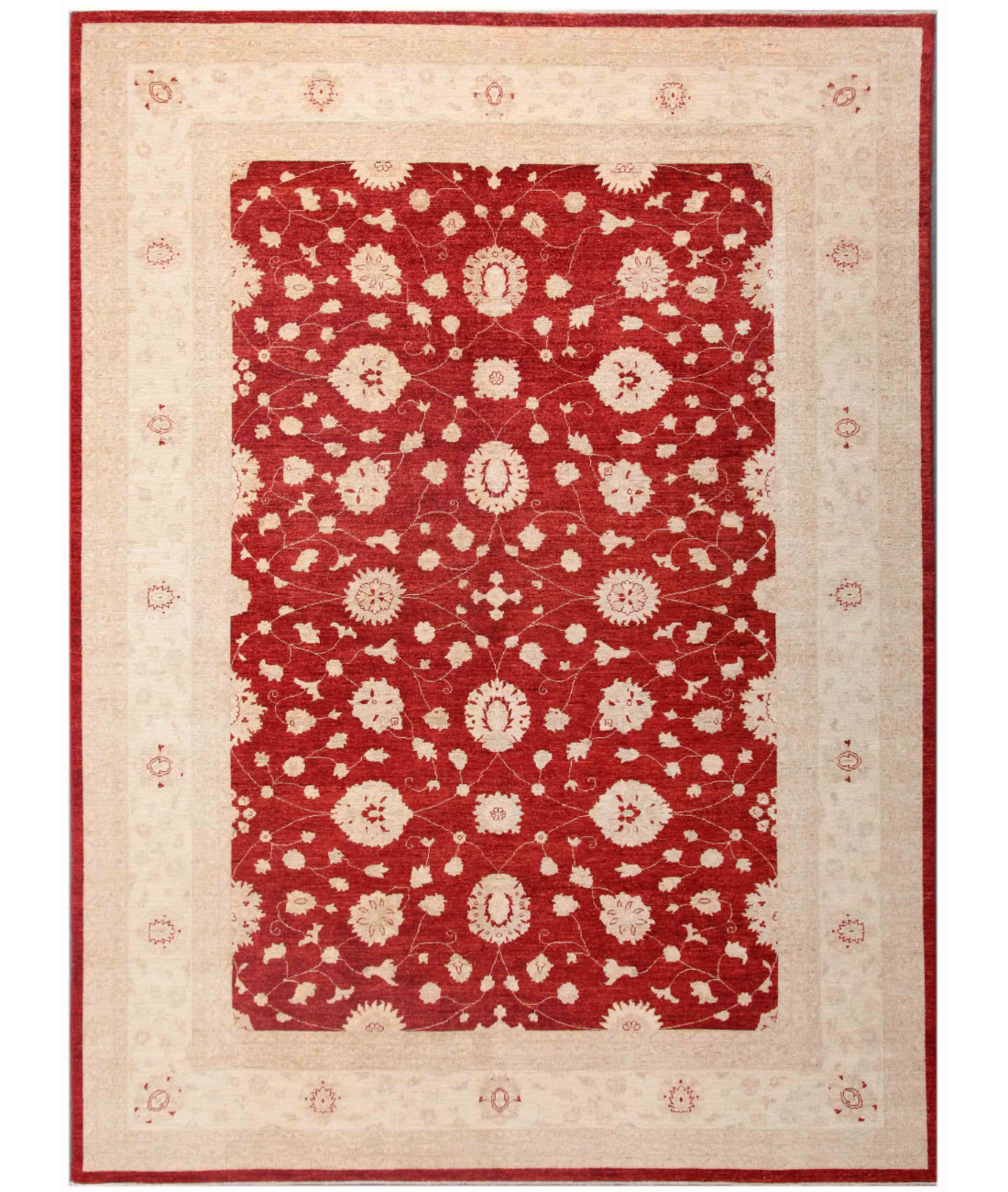 Hand Knotted Ziegler Wool Rug  - 10&#39; 0&quot; X 13&#39; 8&quot;