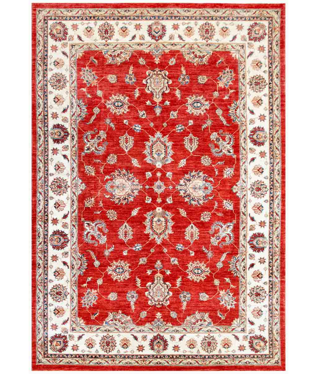 Hand Knotted Ziegler Wool Rug  - 8' 2" X 11' 8"