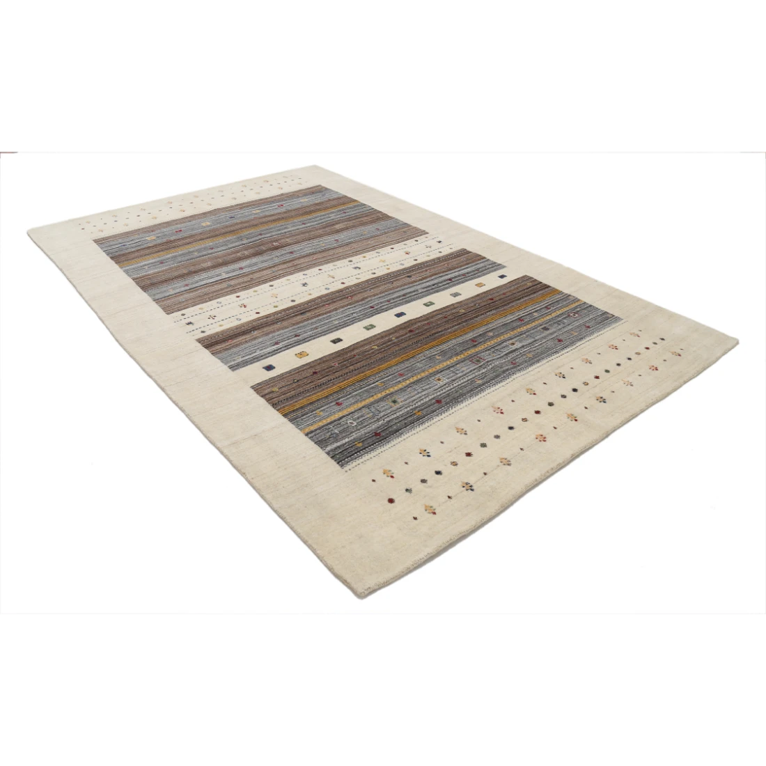 Hand Made Lori Wool Rug 6' 5" X 9' 8"