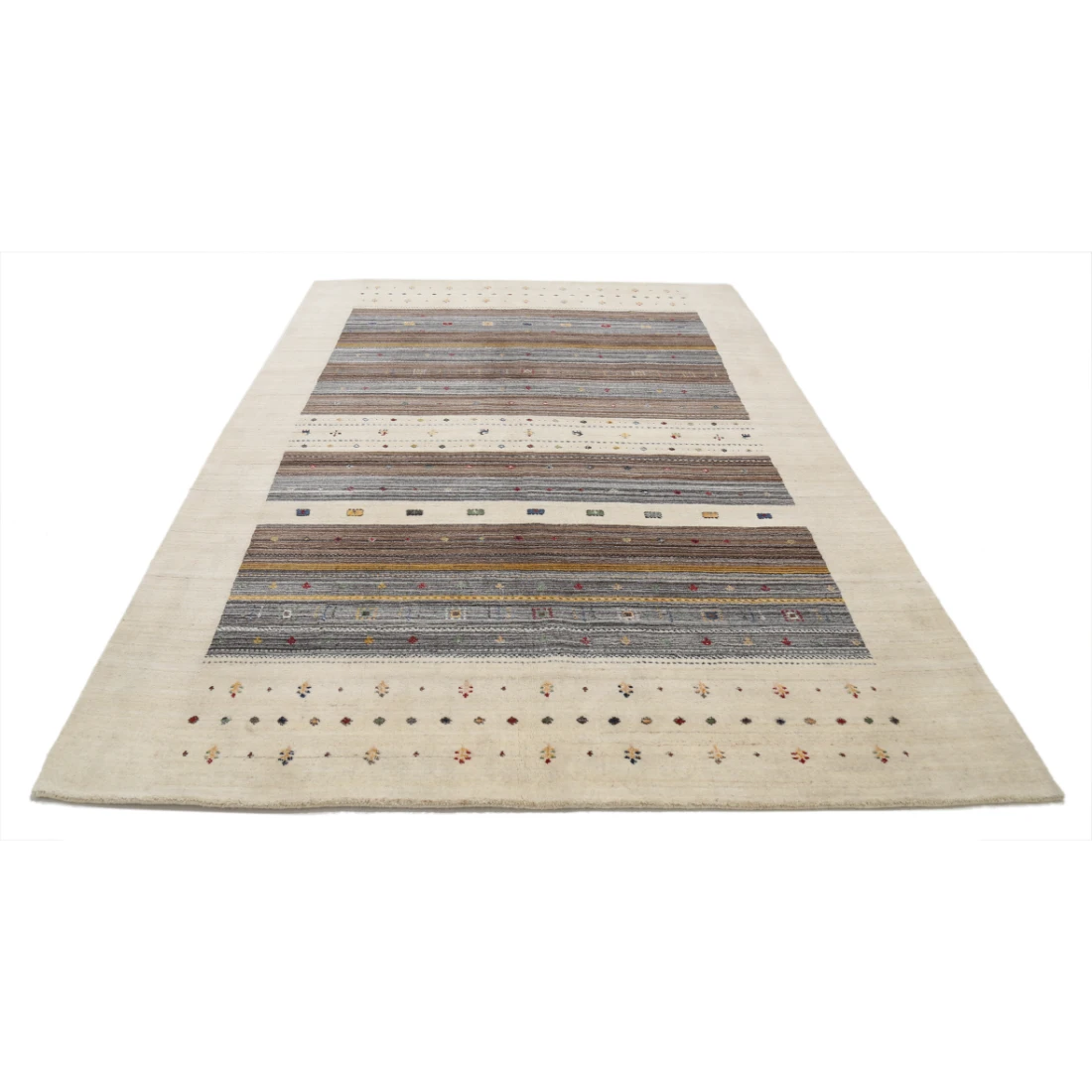Hand Made Lori Wool Rug 6' 5" X 9' 8"
