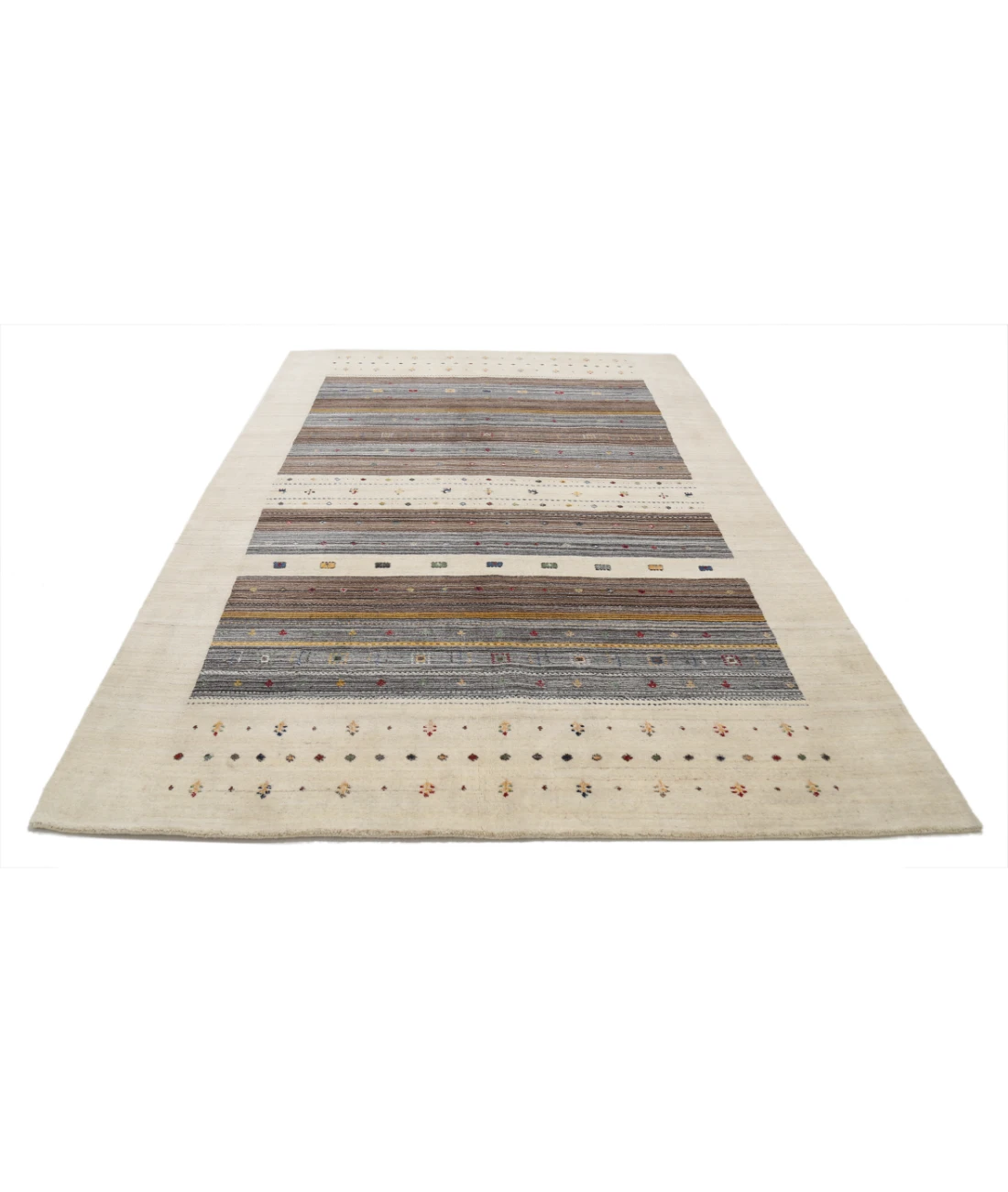 Hand Made Lori Wool Rug 6' 5" X 9' 8"