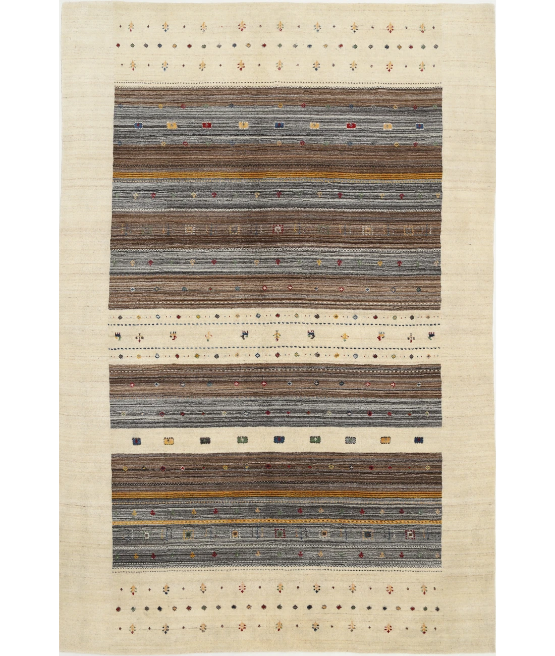 Hand Made Lori Wool Rug 6' 5" X 9' 8"