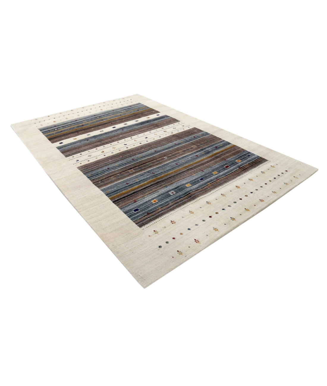Hand Made Lori Wool Rug 6' 7" X 9' 9"