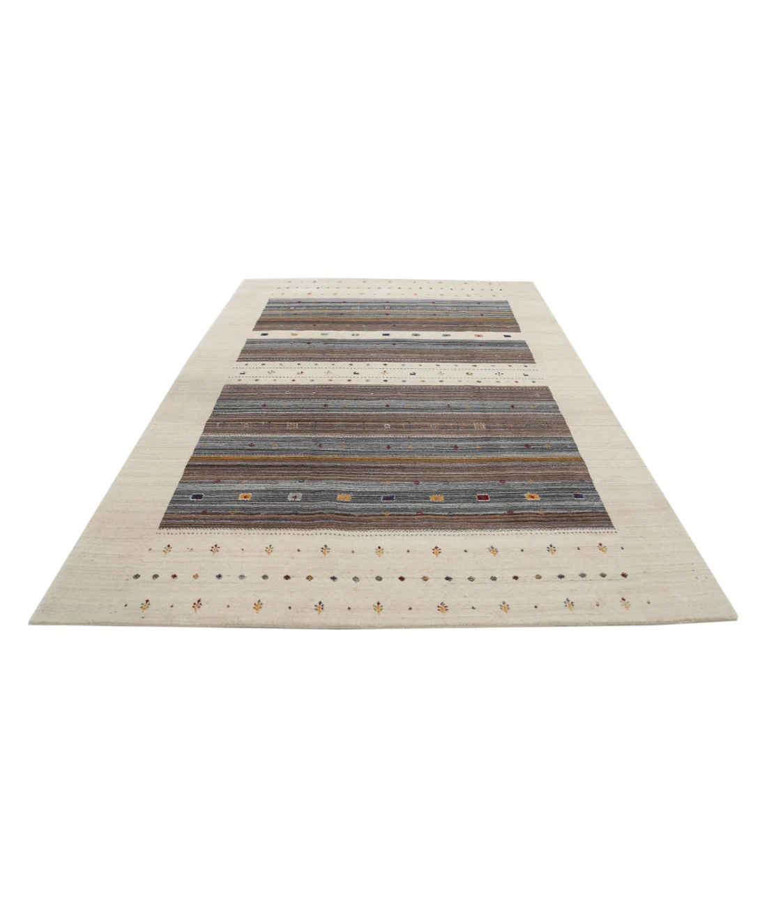 Hand Made Lori Wool Rug 6' 7" X 9' 9"