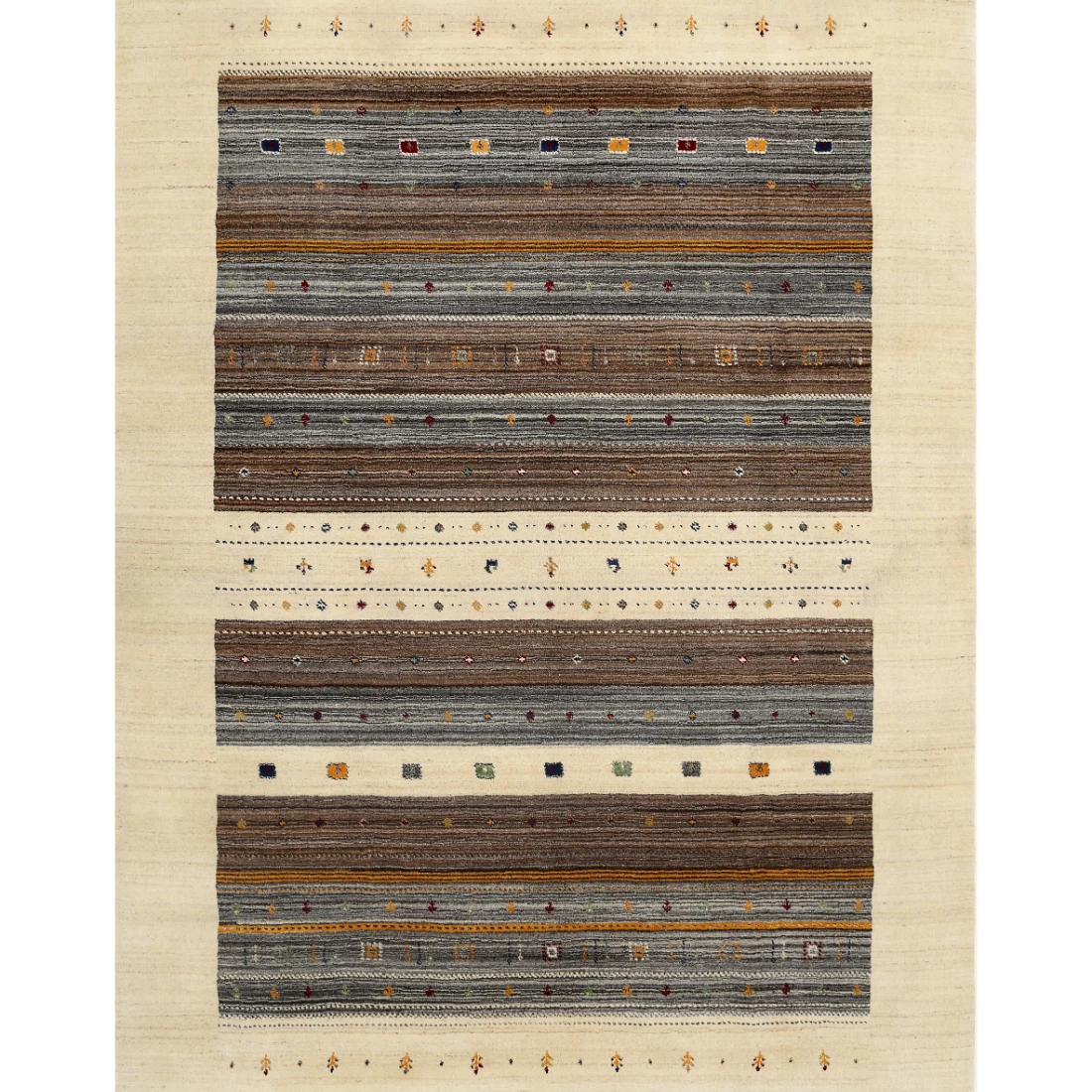 Hand Made Lori Wool Rug 6' 7" X 9' 9"