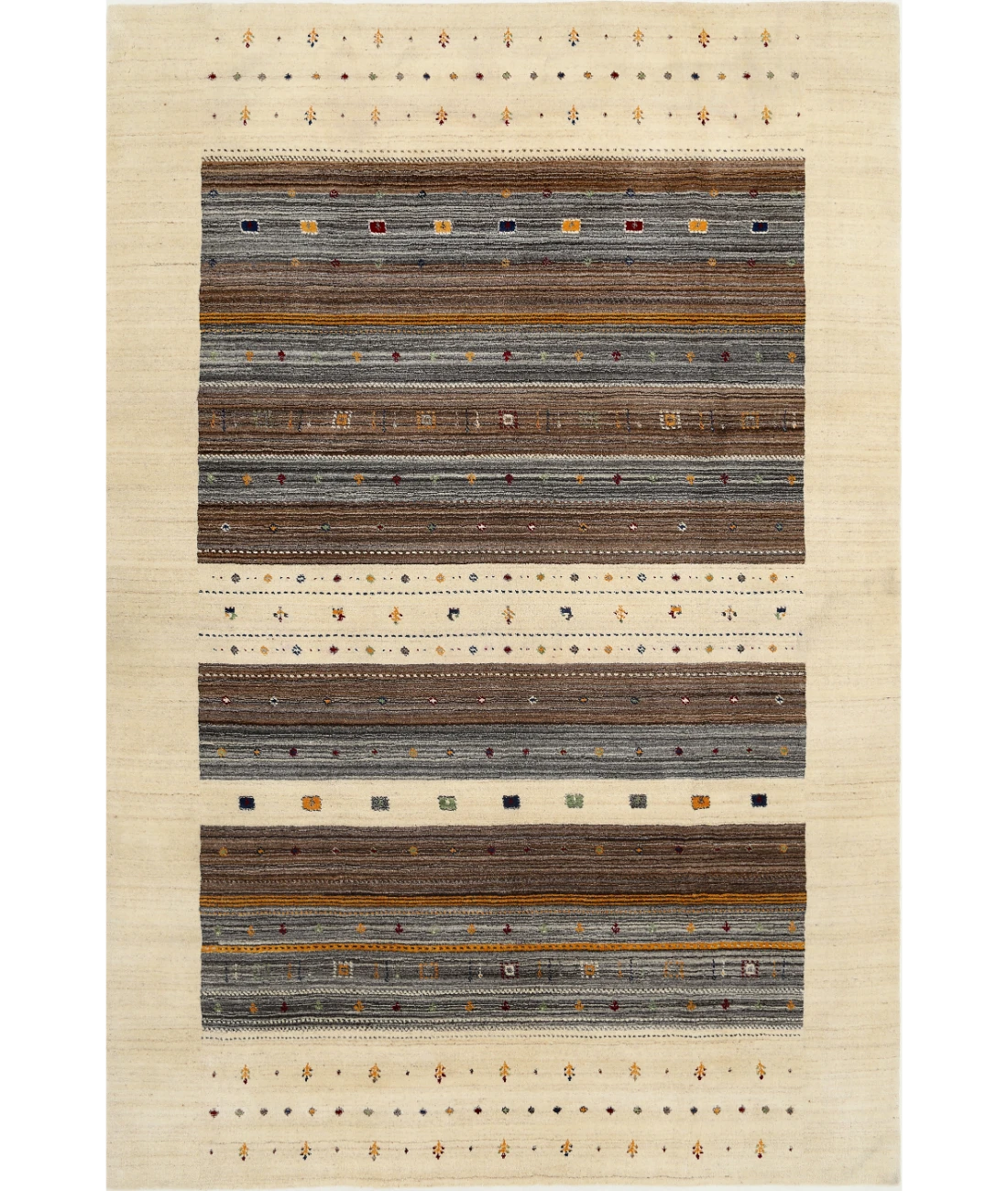 Hand Made Lori Wool Rug 6' 7" X 9' 9"